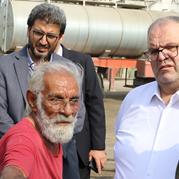 گزارش تصویری بازدید مدیرعامل نفت پاسارگاد از آخرین وضعیت پروژه مخازن آبادان 