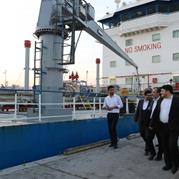 گزارش تصویری بهره برداری پایانه جدید صادراتی نفت پاسارگاد در بندر شهید رجایی