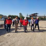 گزارش تصویری بازدید مدیرعامل نفت پاسارگاد از آخرین مراحل پیشرفت پروژه احداث مخازن آبادان