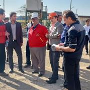 گزارش تصویری بازدید مدیرعامل نفت پاسارگاد از آخرین مراحل پیشرفت پروژه احداث مخازن آبادان