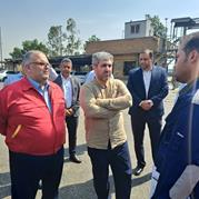 بازدید دکتر افقهی مدیرعامل تاپیکو از پایانه صادراتی نفت پاسارگاد در بندر امام خمینی (ره)