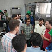 بازدید دانشجویان از مجتمع قیرسازی نفت پاسارگاد