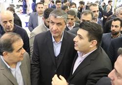 بازدید وزیر راه و شهرسازی از غرفه شرکت نفت پاسارگاد
