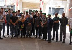 بازدید دانشجویان از مجتمع قیرسازی نفت پاسارگاد
