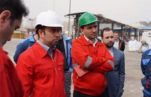 بازدید مدیرعامل شرکت نفت پاسارگاد از مجتمع تهران